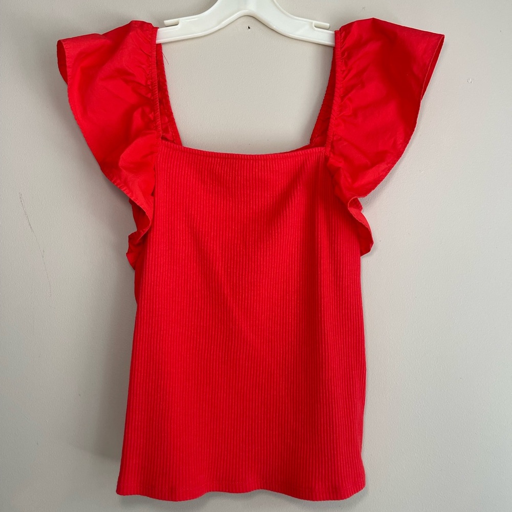 Ruffle tank top!